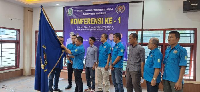 Konferensi ke I, PWI Simeulue Resmi Naik Status