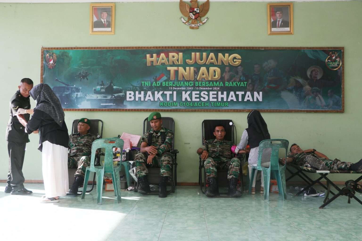 Kodim Aceh Timur Gelar Donor Darah