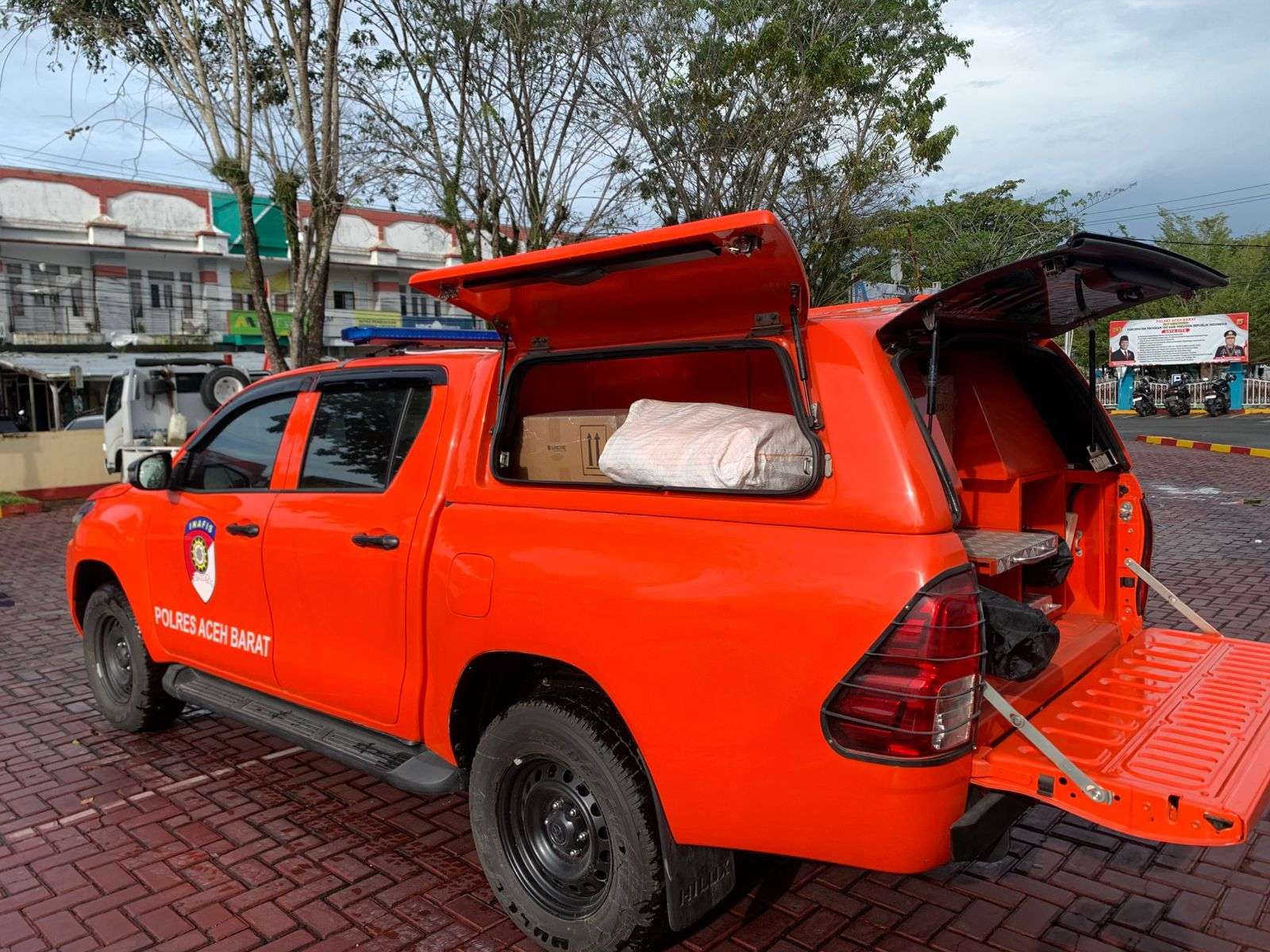 Polres Aceh Barat Terima Kendaraan Dinas Inafis