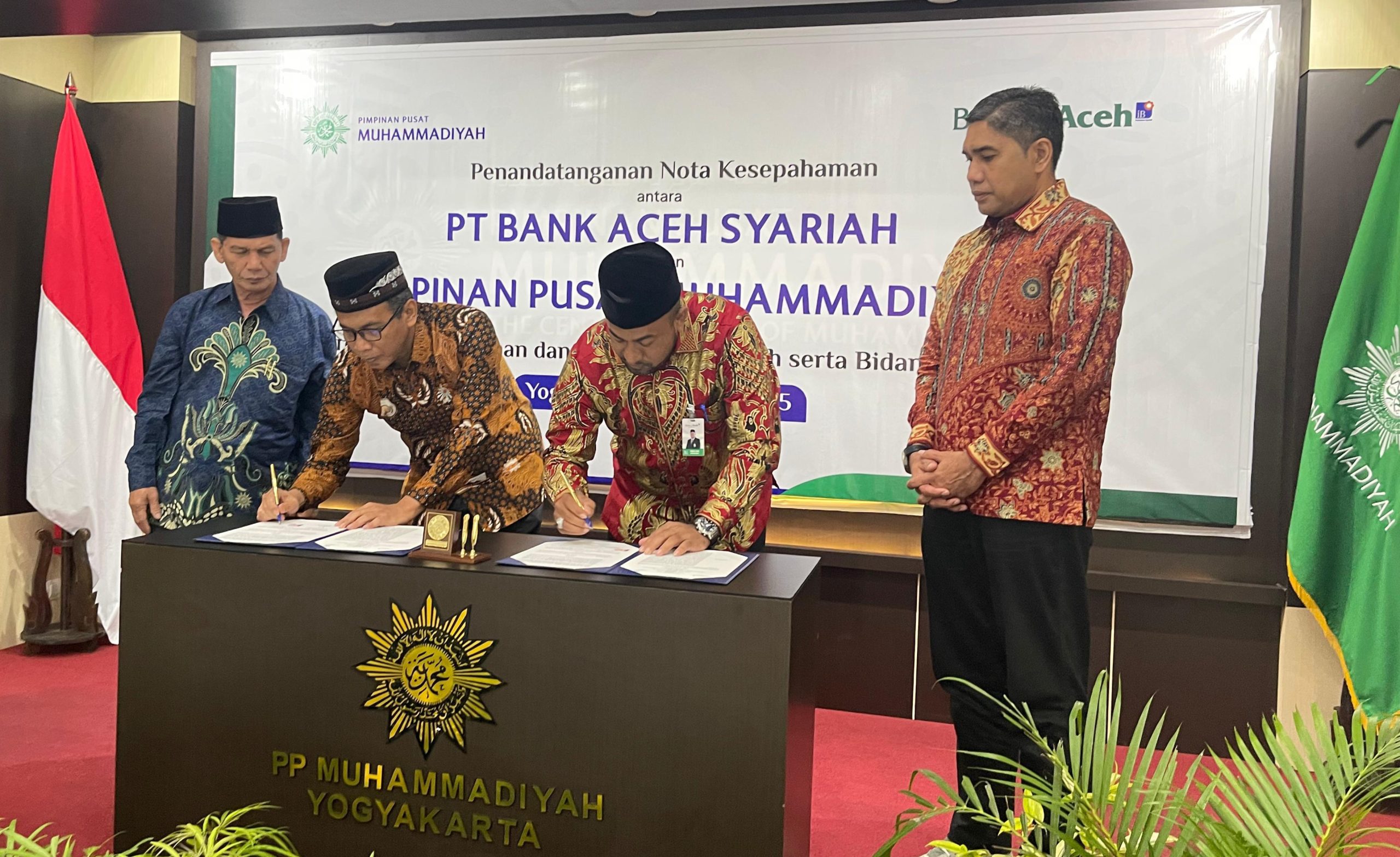 Bank Aceh dan Muhammadiyah Jalin Kerja Sama Penyediaan Layanan Keuangan Perbankan