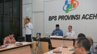 Pj Gubernur Safrizal Hadiri Rilis Data Statistik Bulanan BPS