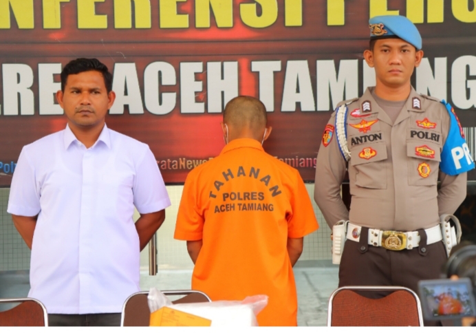 Polres Aceh Tamiang Ungkap Kasus Narkotika Jenis Kokain