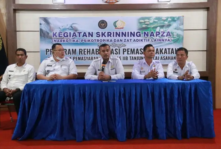 Kalapas Tanjung Balai Asahan Resmi Membuka Skrining Napza