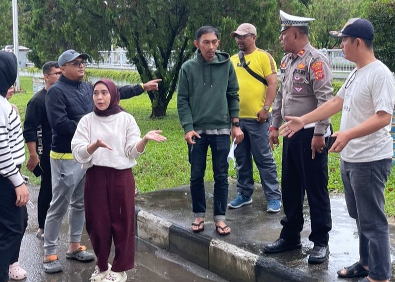 Komunitas Jak Plueng Bersama Satlantas Polres Lhokseumawe dan LLAJ Lakukan Survey Jalur Check Point Persiapan Event Run Speed