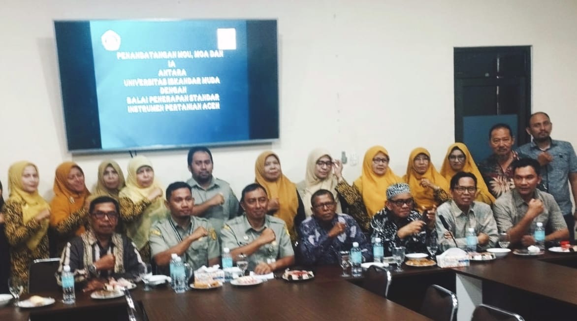 Unida Bersama Balai Pertanian Aceh Teken MoU