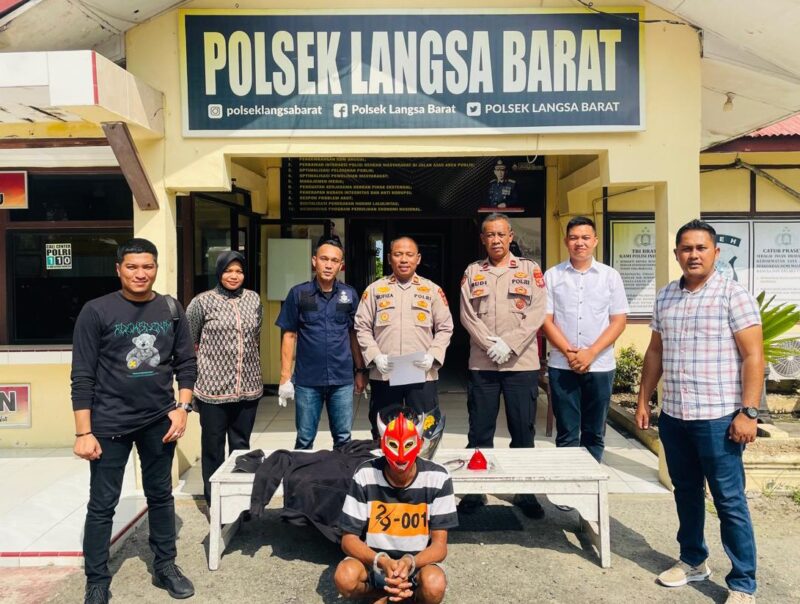 Polsek Langsa Barat Ringkus Pelaku Curat