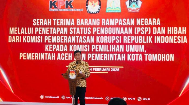 Aceh Terima Aset Hasil Rampasan Dari KPK