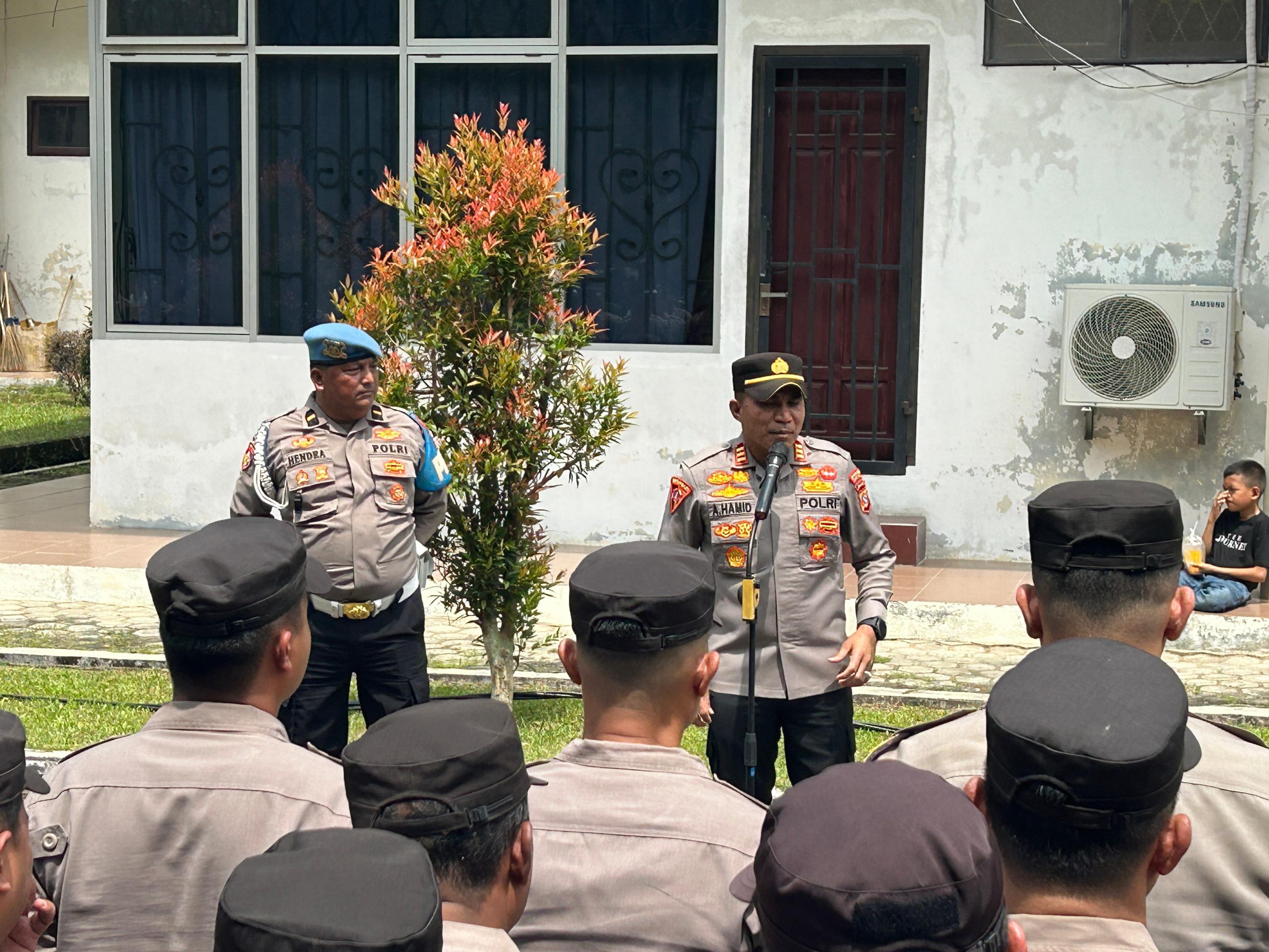 Pelantikan Bupati dan wakil Bupati Aceh Tamiang,polres Kerahkan Ratusan Personil 