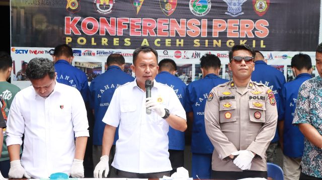 Satreskrim Polres Aceh Singkil Berhasil Ungkap Tiga Kasus pada Awal Tahun 2025