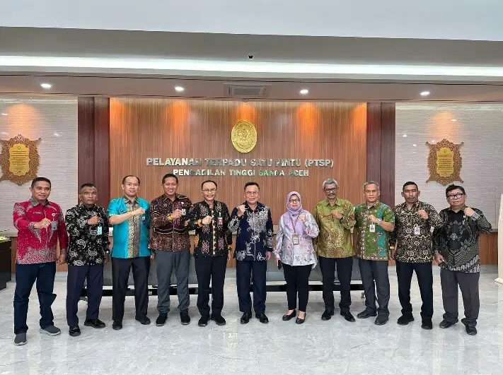 Kakanwil Ditjenpas Aceh Sambangi Pengadilan Tinggi Banda Aceh