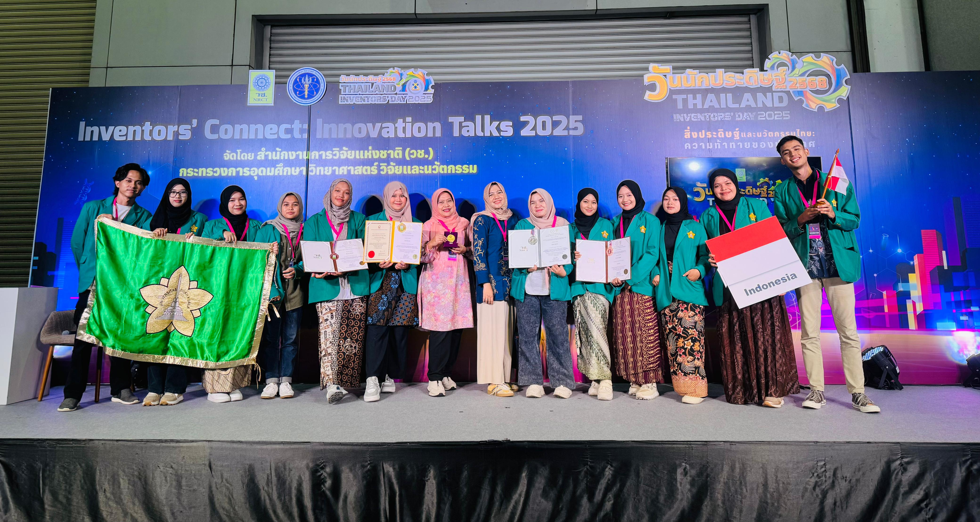 Dari Aceh ke Dunia: USK Sabet 4 Medali dan Special Award di Thailand Inventors’ Day 2025