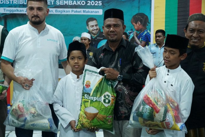 Pemkab Aceh Besar Salurkan 550 Paket Sembako