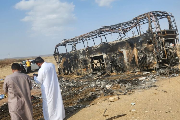 Bus Jemaah Umrah WNI Kecelakaan di Arab Saudi