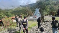 Rumah Kosong di Puncak Jaya Dibakar