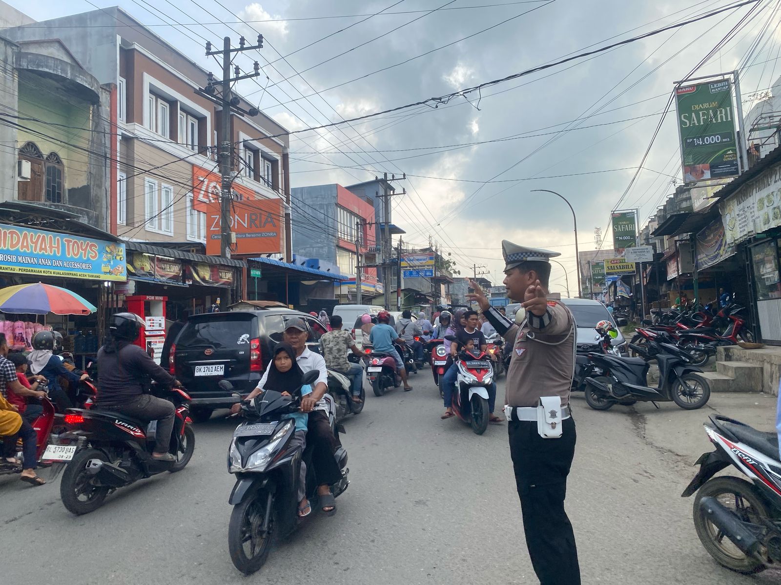 Jelang Berbuka Puasa, Polres Aceh Tamiang Tingkatkan Pengamanan Arus Lalu Lintas