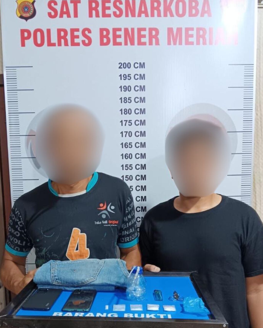 Satresnarkoba Polres Bener Meriah Tangkap Dua Pelaku