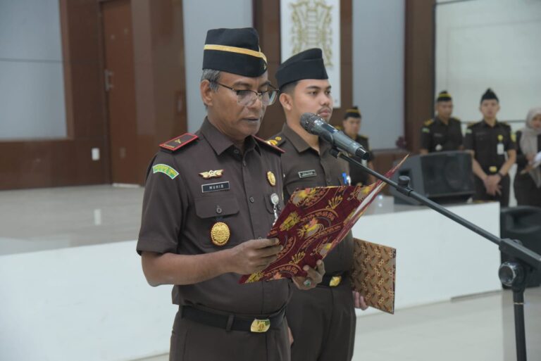 Plt. Kepala kejaksaan tinggi Aceh Lantik Asisten Pidana Militer