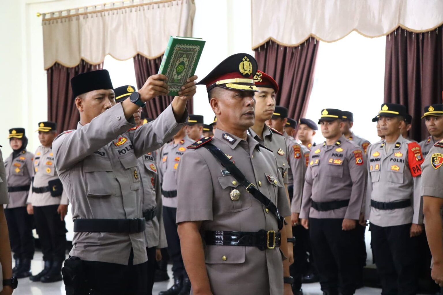 Kapolres Bener Meriah Pimpin Sertijab