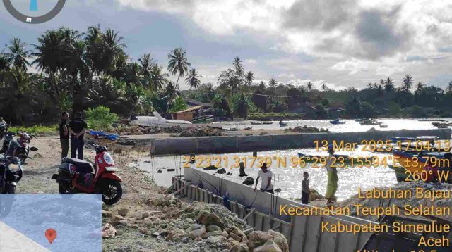 Mangkrak dan Mati Kontrak, Bupati Simeulue Diminta Tinjau Proyek Rekonstruksi Kolam Tambatan Perahu di Teupah Selatan