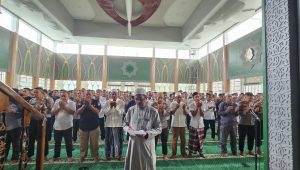 Polda Aceh Gelar Shalat Gaib untuk Personel yang Gugur dalam Tugas di Way Kanan