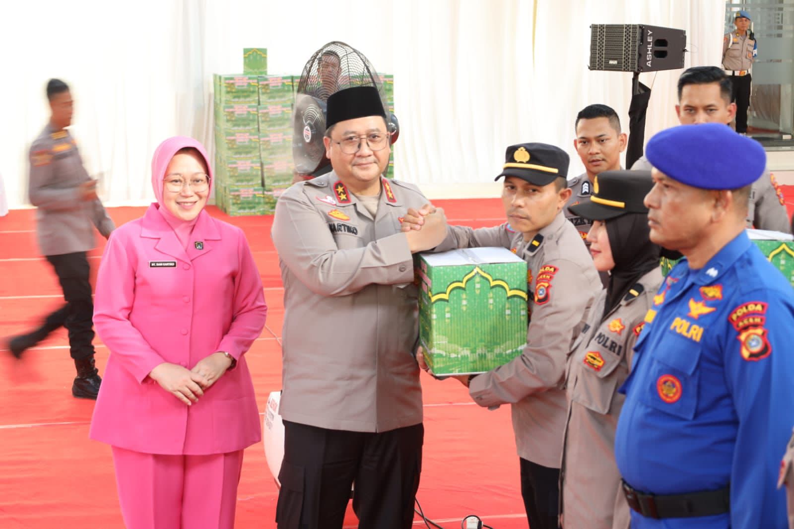 Kapolda Aceh Hadiri Bazar Ramadhan Polri Presisi Dan Baksos Yang Dpimpin Kapolri Secara Virtual