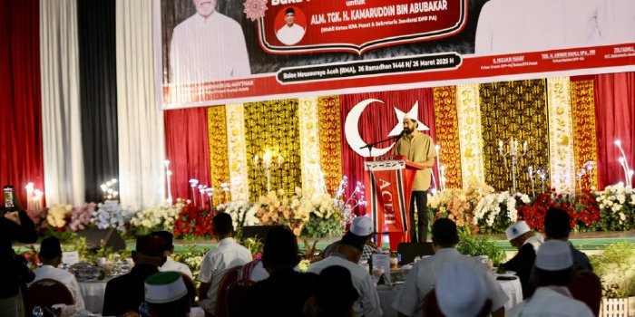 Gubernur Aceh Hadiri Buka Puasa Bersama dan Doa untuk Almarhum Abu Razak