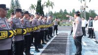 Siaga Hadapi Gangguan Kamtibmas, Polres Bener Meriah Gelar Simulasi Pengamanan Unjuk Rasa