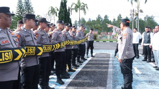 Siaga Hadapi Gangguan Kamtibmas, Polres Bener Meriah Gelar Simulasi Pengamanan Unjuk Rasa
