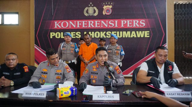 Polisi Tangkap Pelaku Pembunuhan Brutal di Aceh Utara Kurang dari 24 Jam