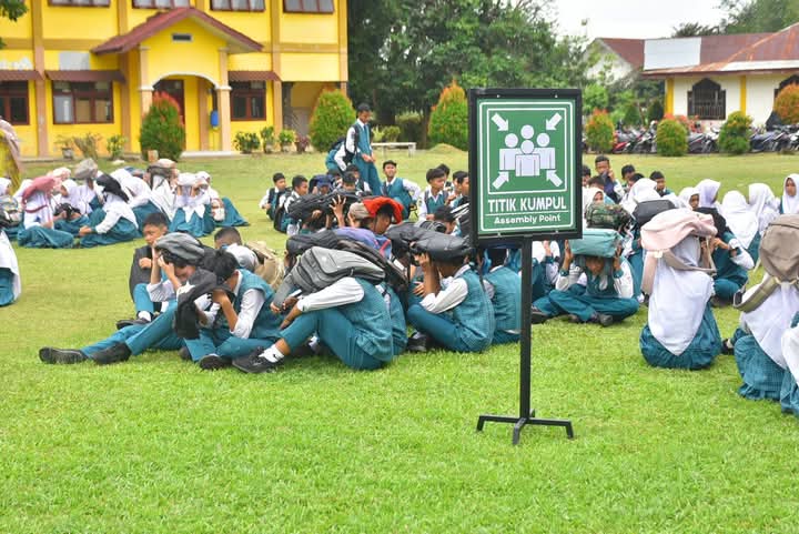 Peringati HKB, Wabup Aceh Tamiang Canangkan Satuan Pendidikan Aman Bencana