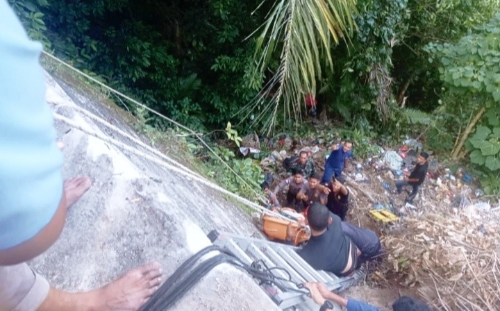 Kecelakaan Tunggal di Tanjakan Cot Murong Kota Sabang