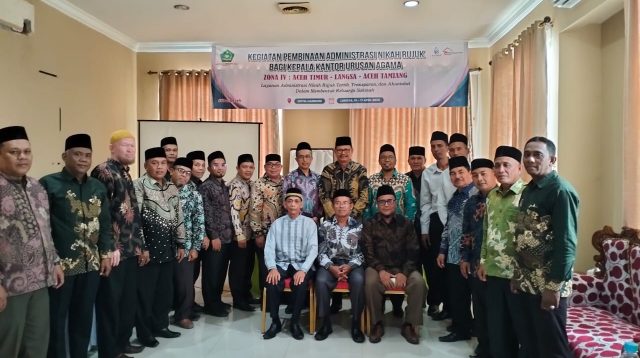 Harapan Kabag TU Kanwil Kemenag Aceh dalam Pembinaan Administrasi Nikah dan Rujuk