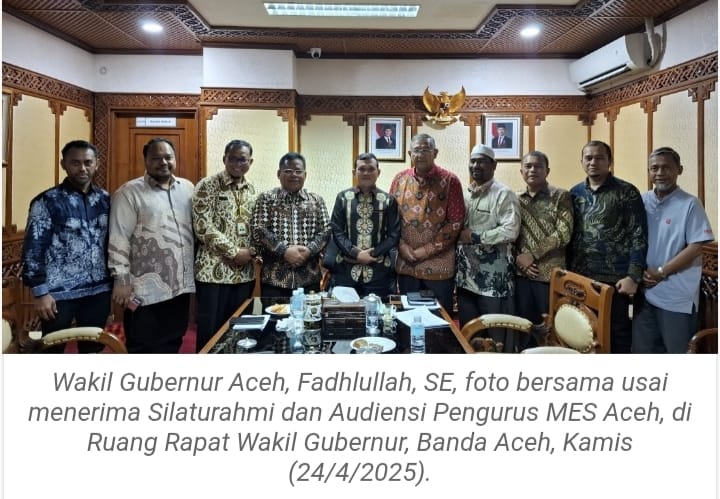 Wagub Fadhlullah Terima Silaturahmi Pengurus Masyarakat Ekonomi Syariah Aceh