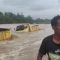 Saat Ambil Pasir, Dua Truk Hanyut Terseret Air Sungai Tiro Pidie