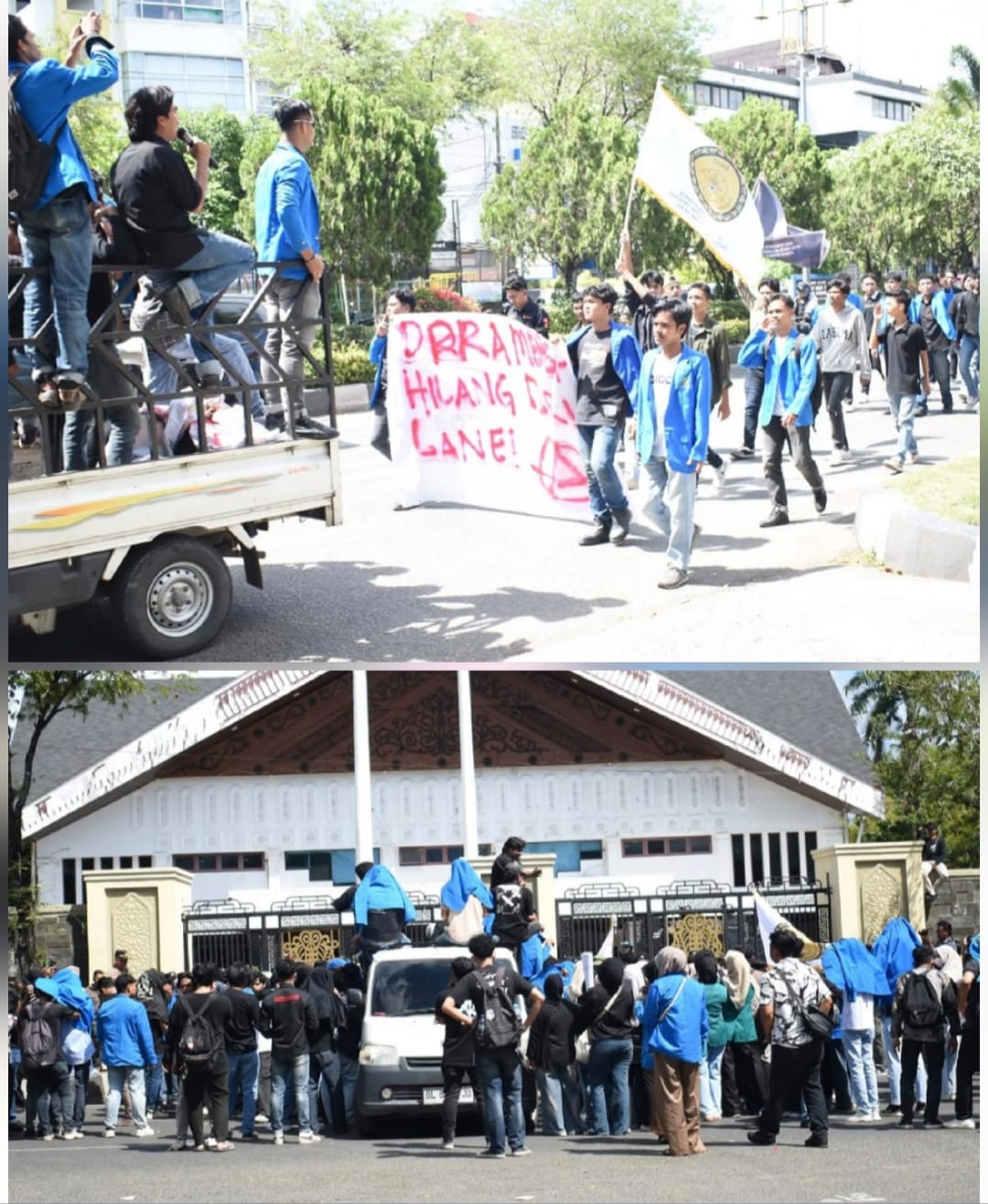 Mahasiswa Aceh Gelar Demo Tolak Penambahan Empat Batalyon TNI