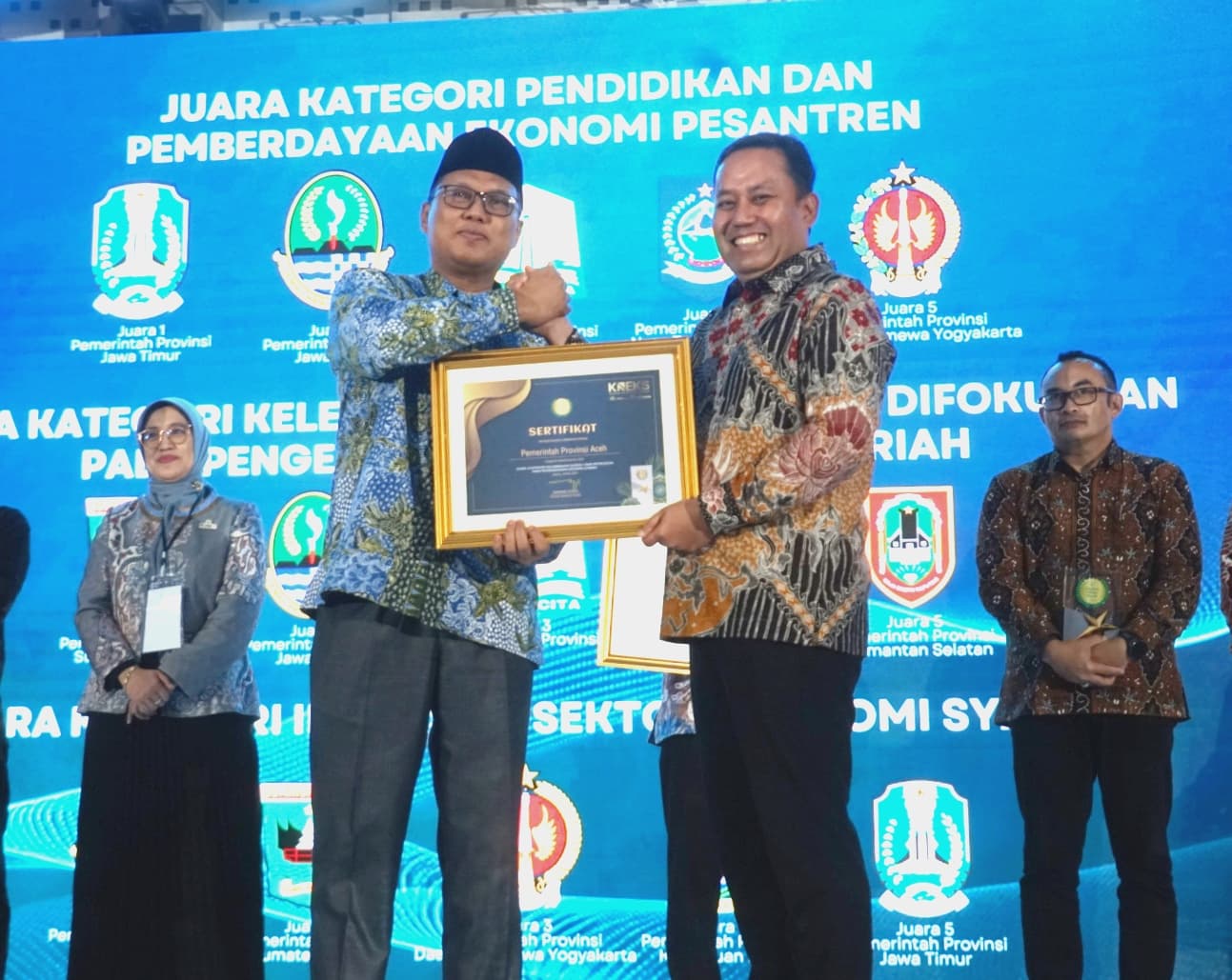 Pemerintah Aceh Raih 6 Kategori Anugerah Adinata Syariah 2025