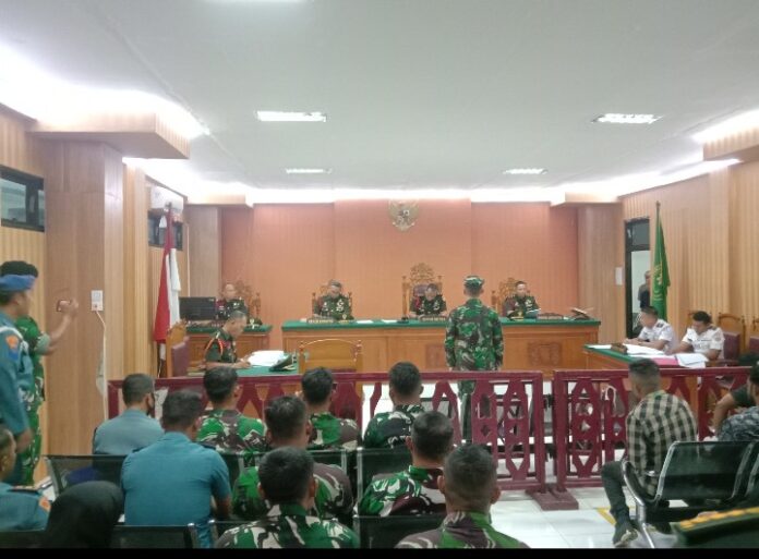 Pengadilan Militer Mulai Sidangkan Terdakwa Pembunuhan Agen Mobil di Lhokseumawe