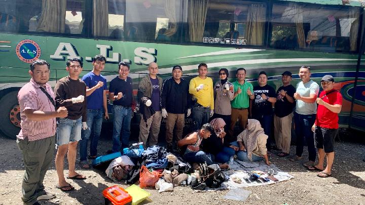 BNNP Sumbar Tangkap Tiga Penumpang Bus ALS dari Aceh Karena Membawa Sabu 1,5 Kg
