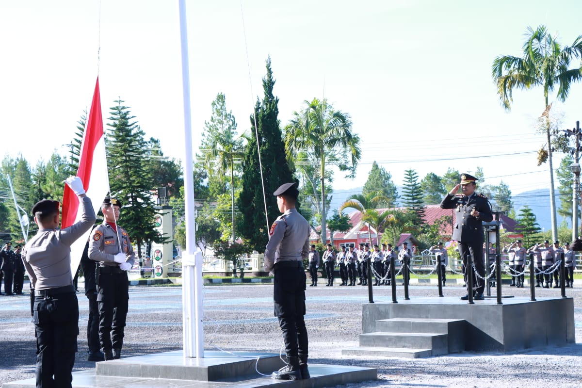 Polres Bener Meriah Gelar Upacara Peringatan Hari Lahir Pancasila Ke-80 Tahun 2025