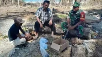 Musim Kemarau, Babinsa Koramil 05/Samadua Ingatkan Warga Tak Sembarangan Membakar Lahan