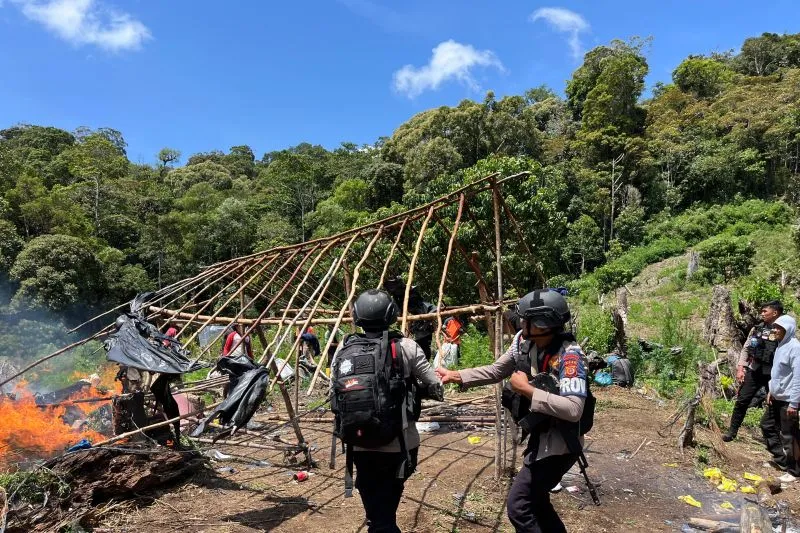 Bareskrim Polri bongkar keberadaan 25 hektare ladang ganja di Aceh