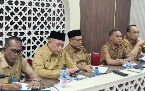 Wabup Pidie Jaya Gelar Rapat Koordinasi Pastikan Ketersediaan Air Irigasi