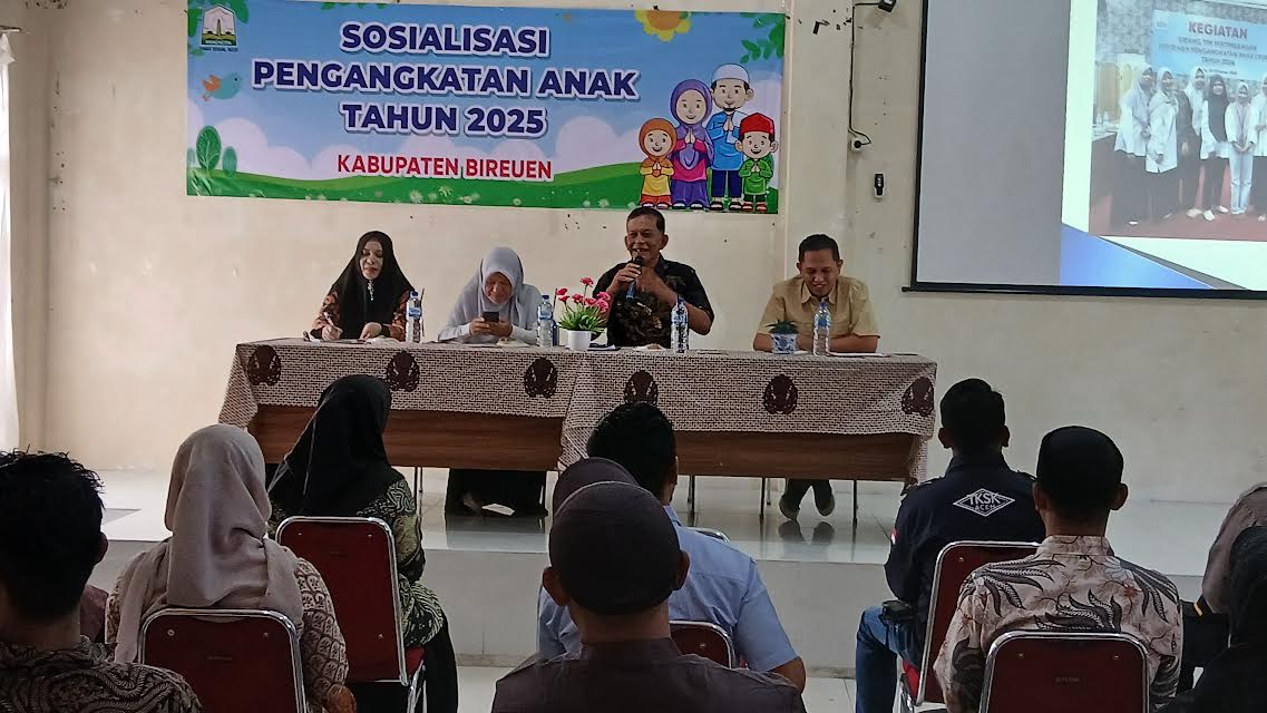 Dinsos Aceh Sosialisasi Adopsi Anak di Bireuen