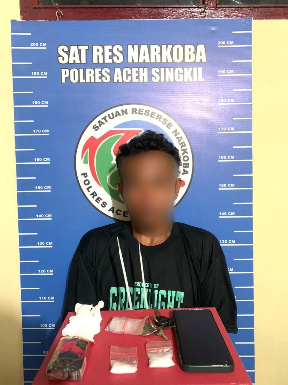 Satresnarkoba Tangkap Pria Muda di Gunung Meriah, Sabu Disembunyikan dalam Kotak Rokok