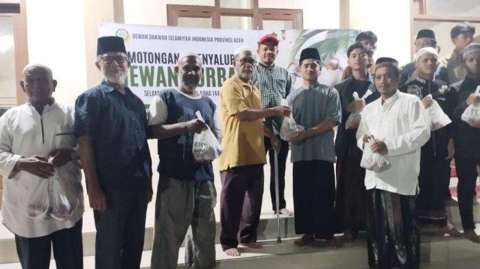 270 Keluarga Terima Daging Kurban dari Dewan Dakwah Aceh