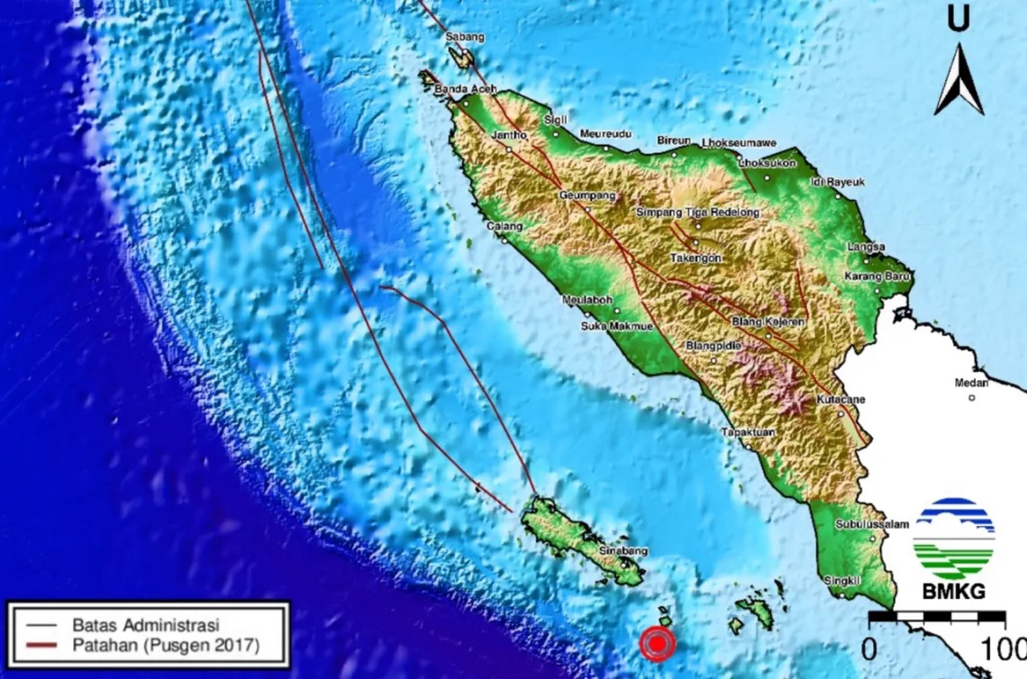 Tutup Bulan, Aceh Disambut Gempa di Wilayah Sinabang