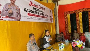 Wakil Bupati dan Kapolres Aceh Jaya Dengarkan Aspirasi Warga Gampong Ligan