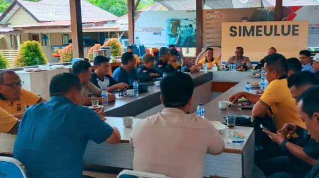 Ngopi Bareng Wartawan, Polres Simeulue Pererat Sinergi Jelang Hari Bhayangkara 2025