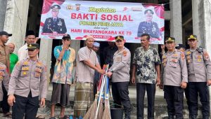 Idul Adha Penuh Makna, Polres Pidie Jaya Gelar Bhakti Sosial Sambut Hari Bhayangkara ke-79