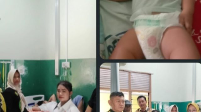 Puskom Pati Membantu Anak Balita Yang di Aniaya Ayah Tirinya